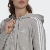 Imagen SUDADERA ADIDAS W 3S FT FZ HD GRIS BLANCO GL0802