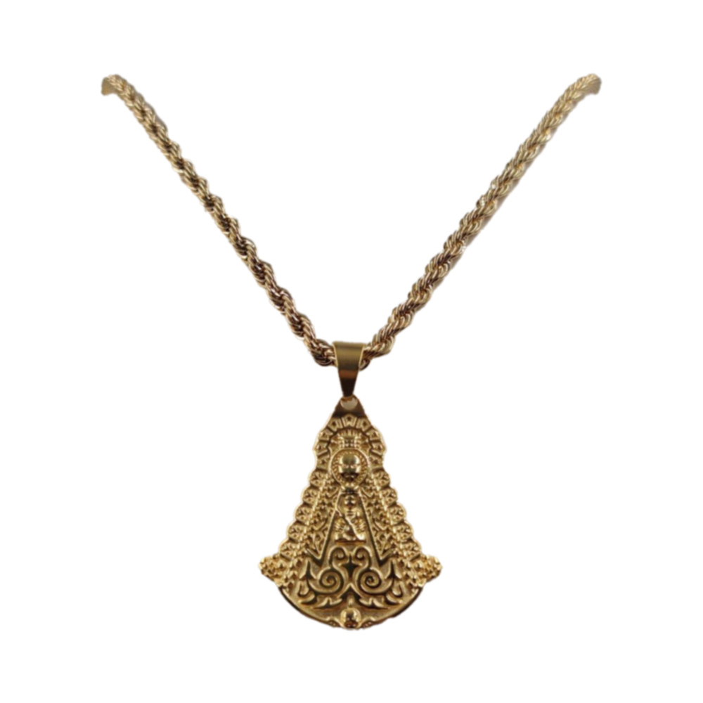 Cordón con Virgen del Rocío