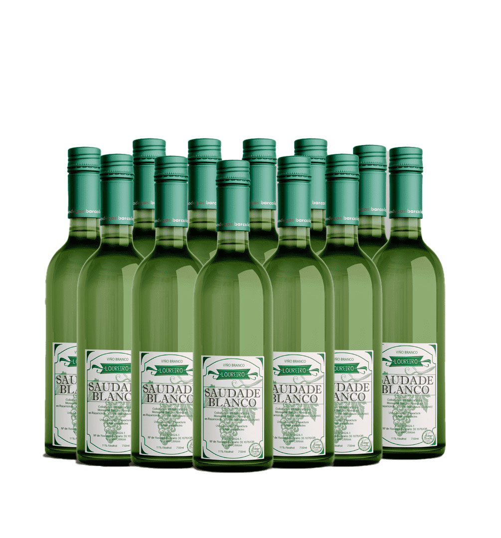 Caja Vino Blanco Saudade Loureiro 12 botellas