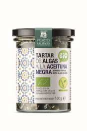 Tartar con aceituna negra
