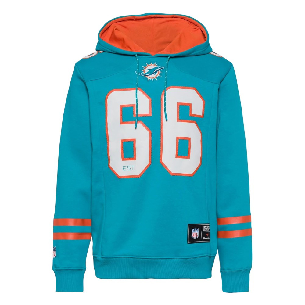 Imagen SUDADERA FANATICS MIAMI DOLPHINS JERSEY HOODIE 013 VERDE 007S-996V-9P-025 HOODIE