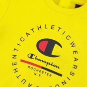 Imagen CHANDAL CHAMPION CREWNECK SUIT BEBES AZUL MARINO AMARILLO 306847-YS079 NIÑO BEBE TRACKSUIT