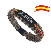 Pulsera España paracord escudo Legión Árida 2