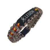 Pulsera España paracord escudo Legión Árida 1