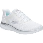 Imagen ZAPATILLAS SKECHERS BOUNTIFUL QUICK PACH BLANCAS GRIS SILVEL BLANCO 12607-WSL CASUAL MUJER