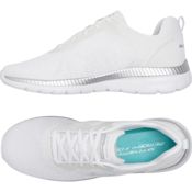 Imagen ZAPATILLAS SKECHERS BOUNTIFUL QUICK PACH BLANCAS GRIS SILVEL BLANCO 12607-WSL CASUAL MUJER