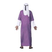 Disfraz de Jeque Árabe Adulto Blanco y morado 2