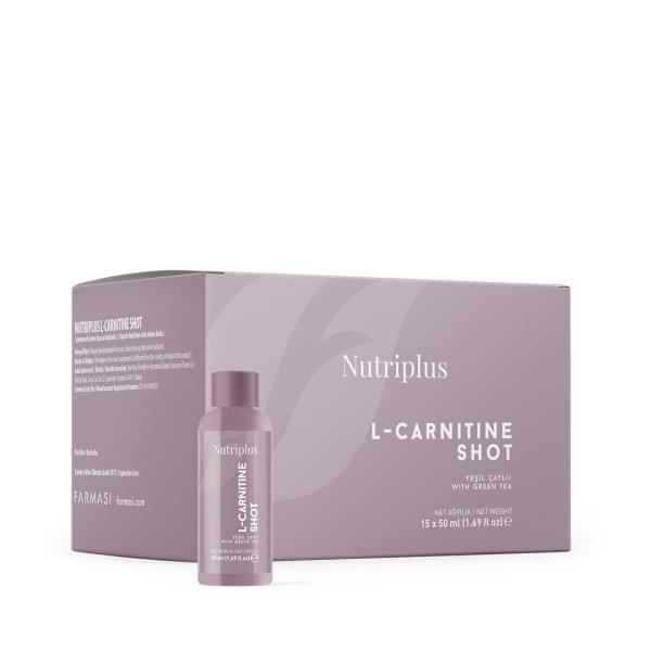Nutriplus L-Carnitine vitamina B6 y Té Verde Farmasi 15x50 ml 1