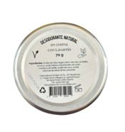 Desodorante Natural en Crema de Lavanda 70g 2