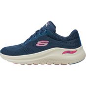 Imagen ZAPATILLAS SKECHERS ARCH FIT 2.0 BIG LEAGUE AZUL MARINO MULTI 150051-NVMT CASUAL MUJER