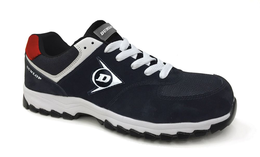 Dunlop Zapato de trabajo, Calzado de Seguridad tipo zapatilla DUNLOP Flying ARROW Negro, S3- HRO.