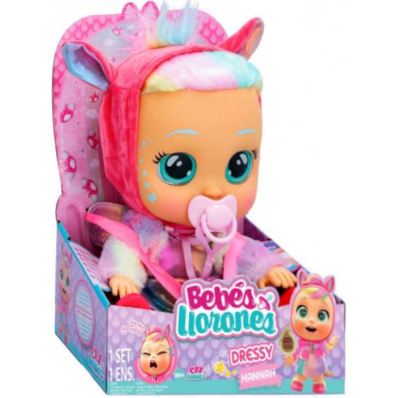 Cry Babies Muñeca Bebés Llorones Dressy Fantasy Hannah