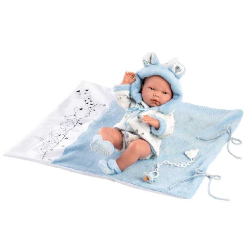 Llorens Muñeco Bebé Nico RN Baño Newborn - cuerpo de Vinyl