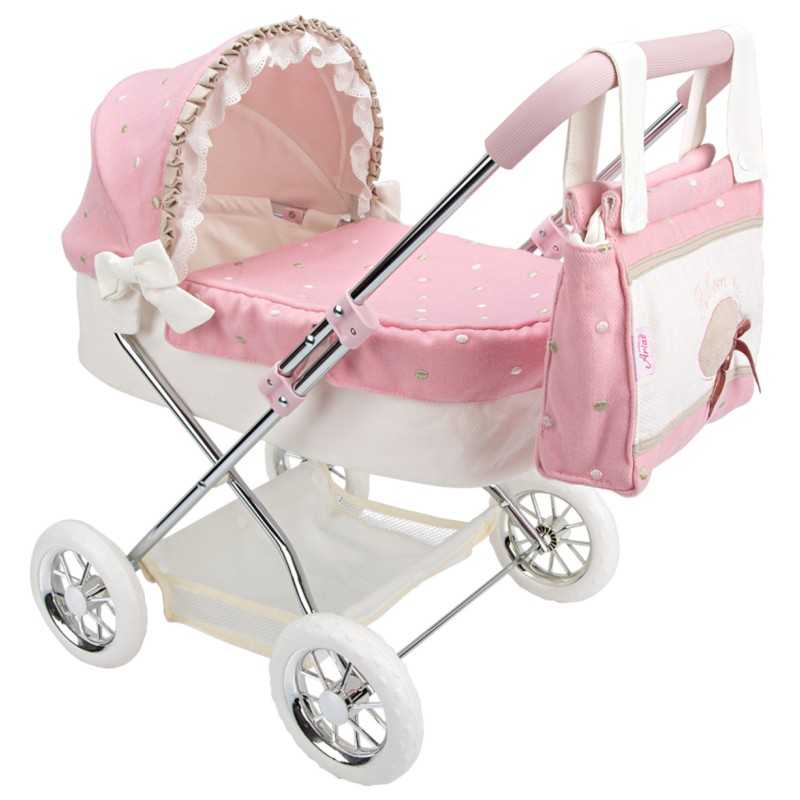 Arias Carrito para Muñecas con capota Reborn de París plegable