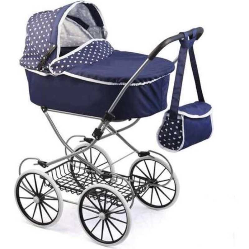 Claudio Reig Carro de Muñecas Clásico de Luxe color azul marino Plegable