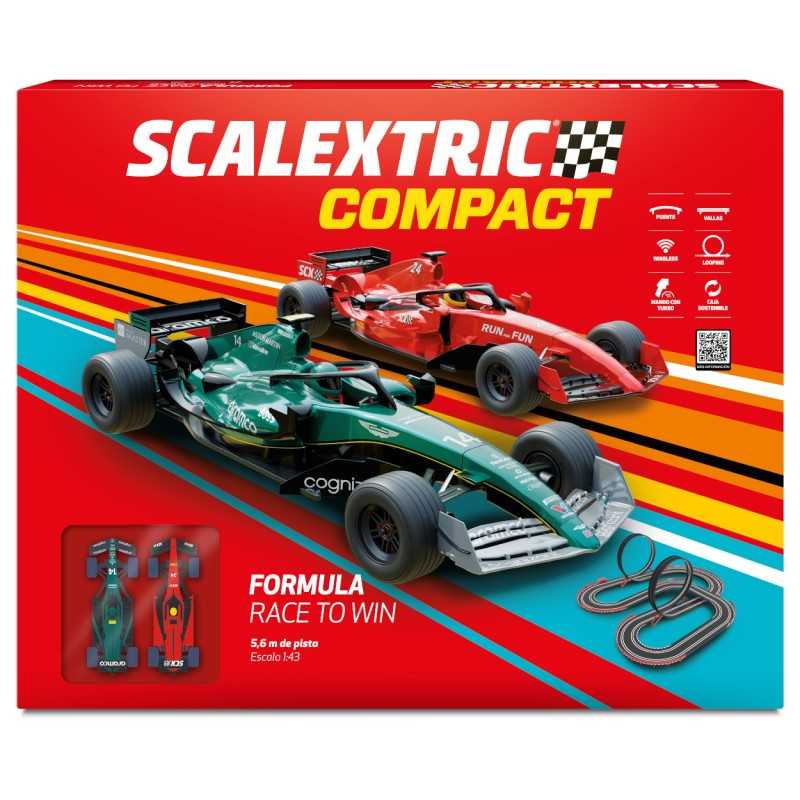 Scalextric Circuito de Coches Scalextric Formula Race to Win Compact