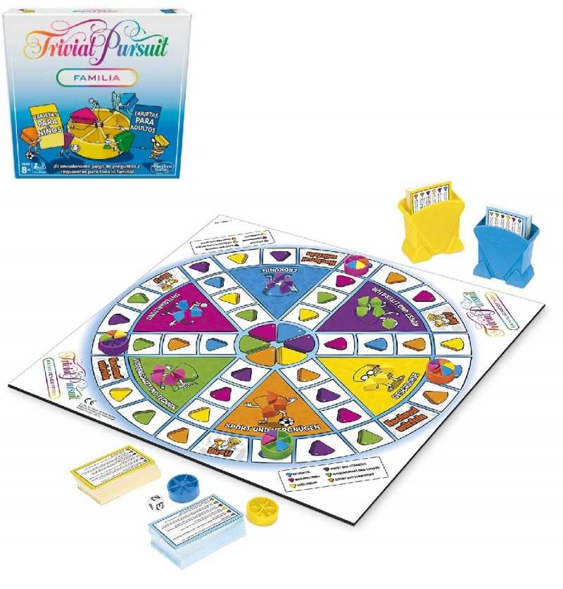 Hasbro Gaming Juego Mesa Trivial Pursuit Familia
