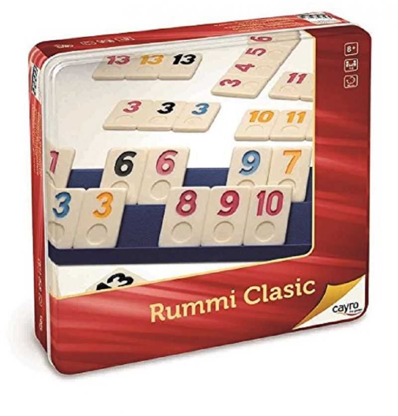 Cayro Juego de Mesa Rummi Caja Metal