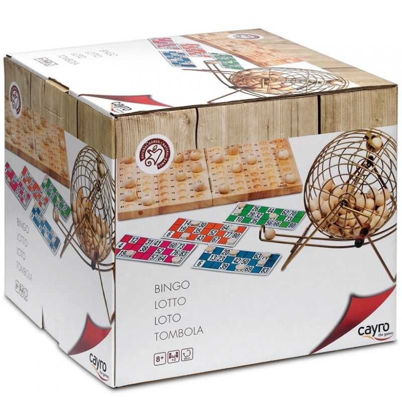 Cayro Bingo Luxe de Madera y Metálico