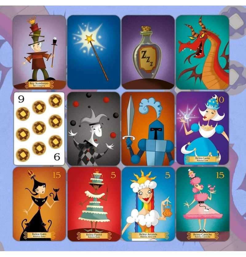 Lúdilo Juego de Cartas Reinas Durmientes