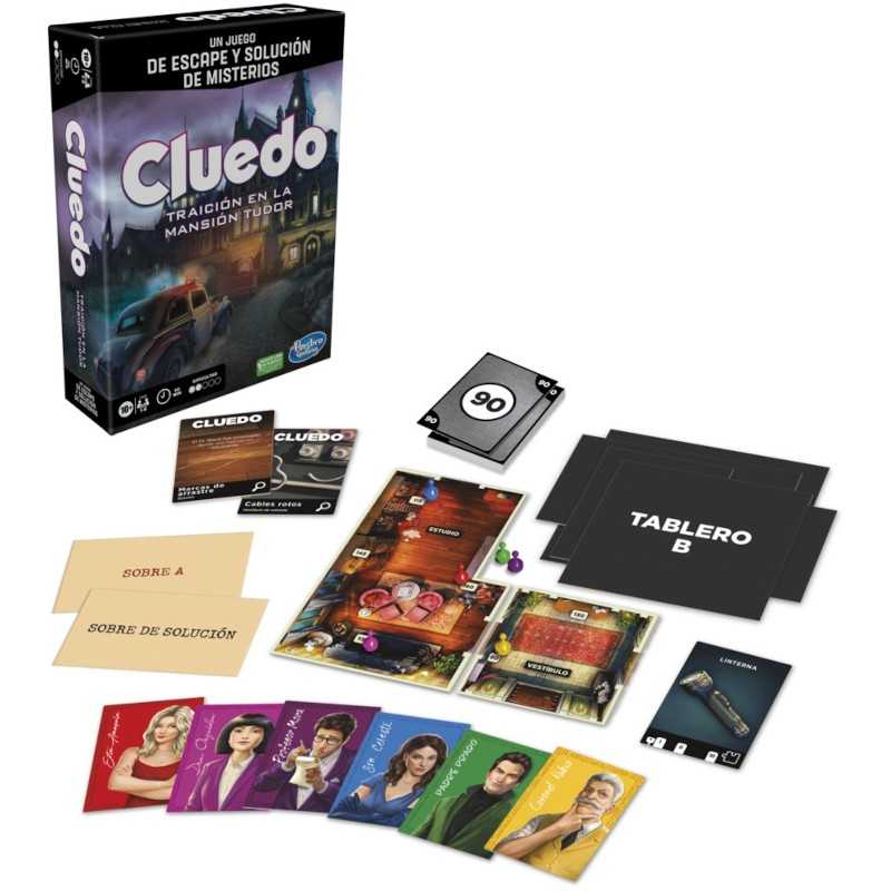 Cluedo Juego de Mesa Cluedo Escape Traición en la Mansión Tudor