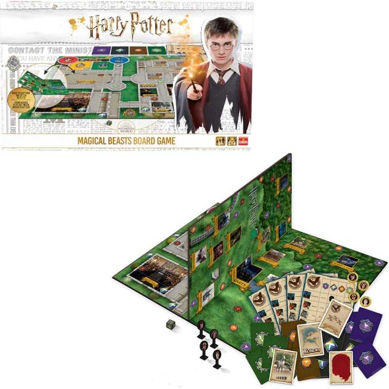 Harry Potter - Warner Bros Juego de Mesa Harry Potter animales fantásticos (Captura a Las Criaturas Fantástica)