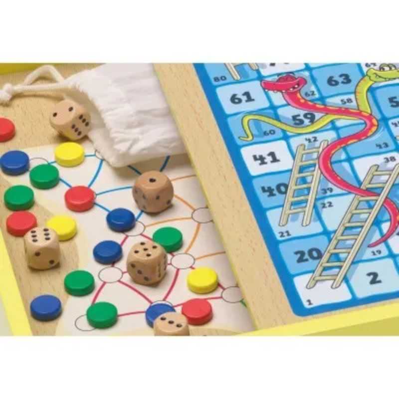 Cayro Juego de Mesa de 30 Juegos en Madera