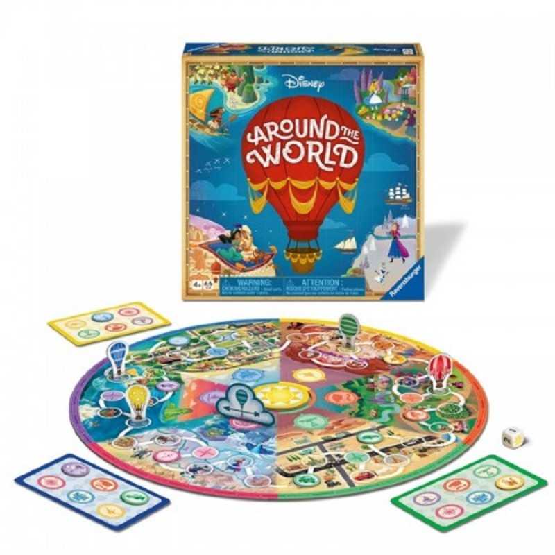 Ravensburger Juego de Mesa Alrededor del Mundo Disney