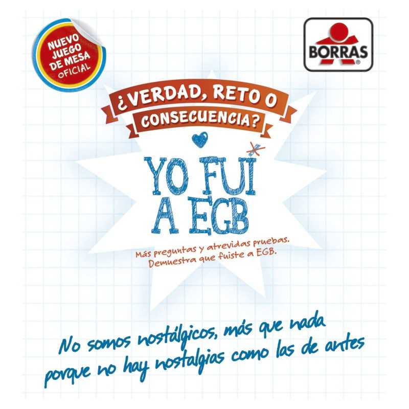 Educa Borras Juego de Mesa Yo Fui a EGB nueva edición
