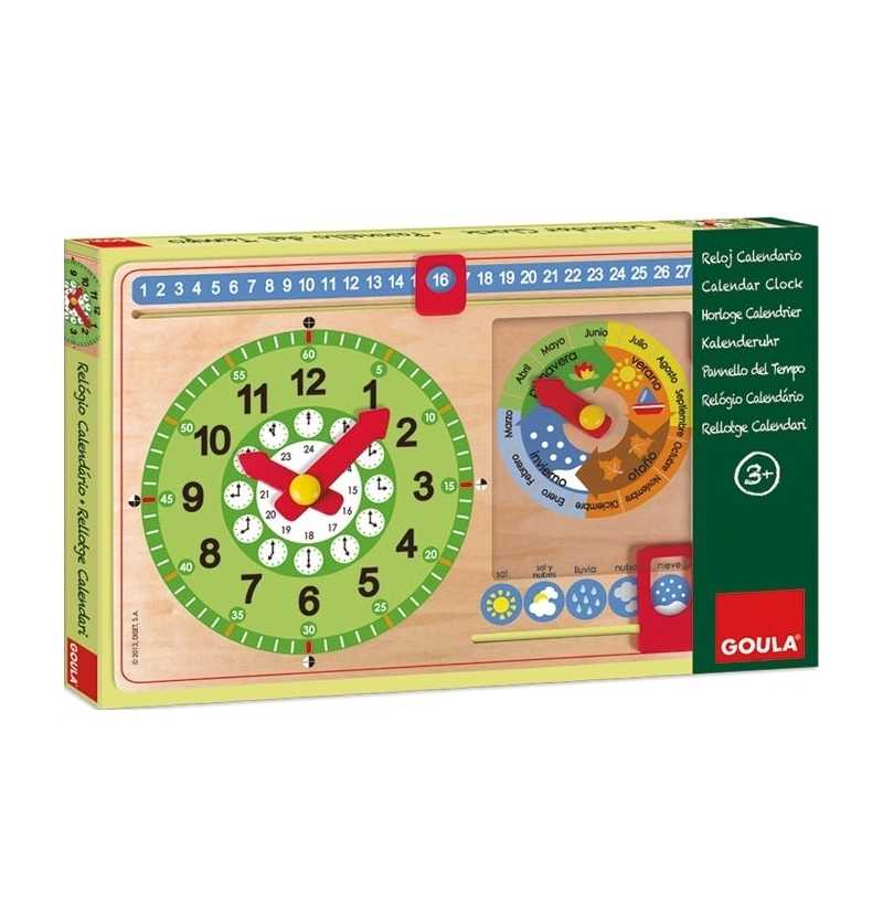 Diset Juego educativo Infantil Reloj Calendario Castellano