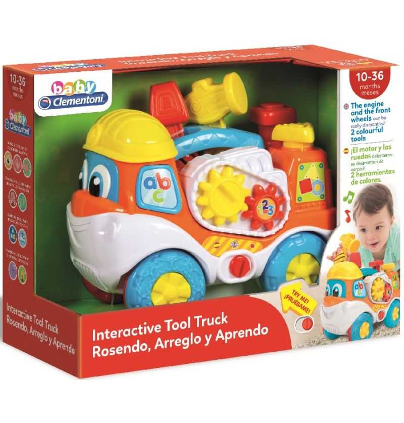Clementoni Camión Infantil Rosendo arreglo y aprendo Interactivo