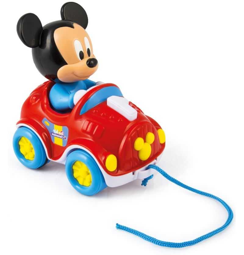 Mickey Mouse Coche Rojo Mickey Mouse Disney Arrastre Primera Infancia