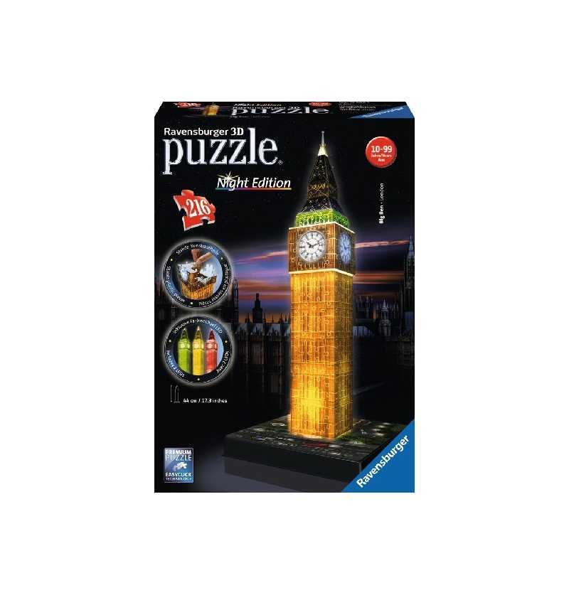 Ravensburger Puzzle 3d Torre Big Ben con Luz led