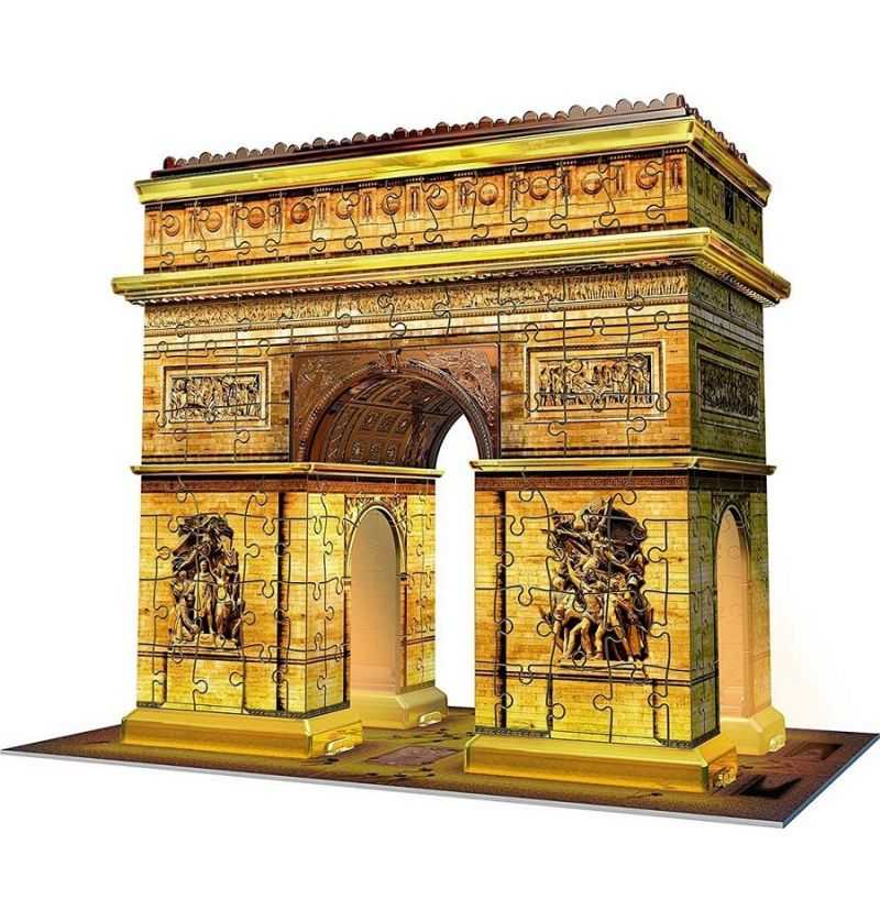Ravensburger Puzzle 3D Arco del Triunfo París Night Edition