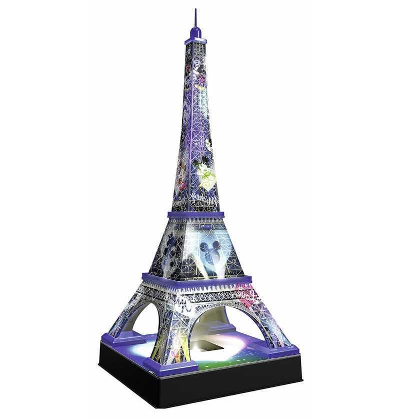 Disney Puzzle 3D Torre Eiffel Disney Night Edicion