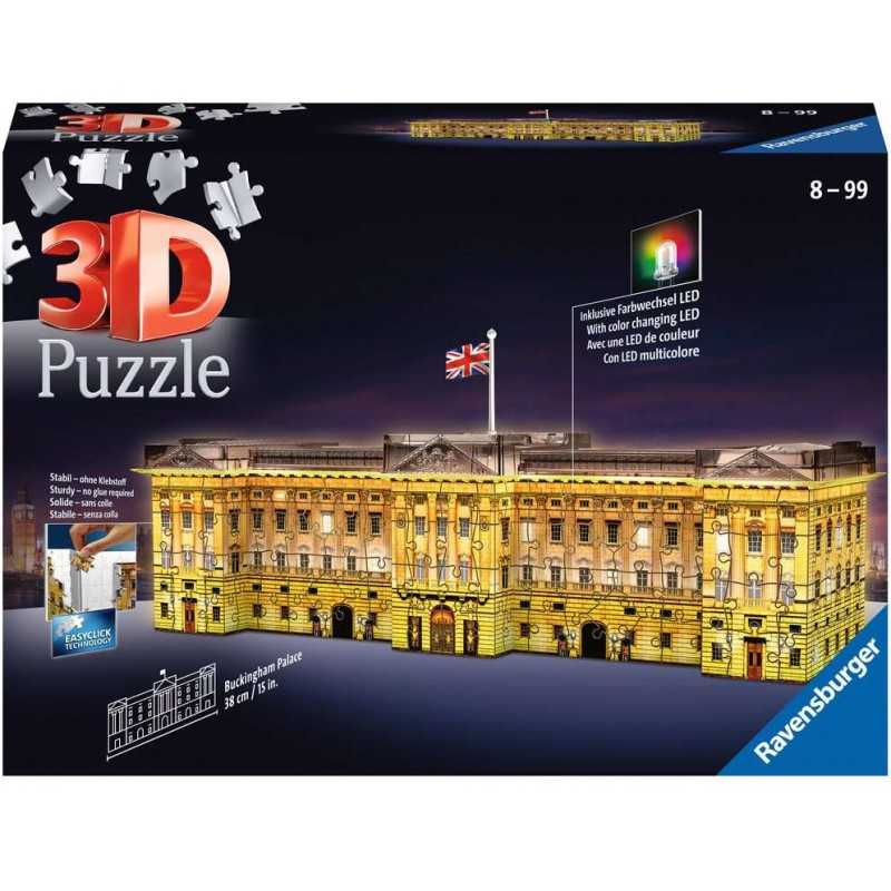 Ravensburger Puzzle 3d Buckingham Palace de Londres con Luz led