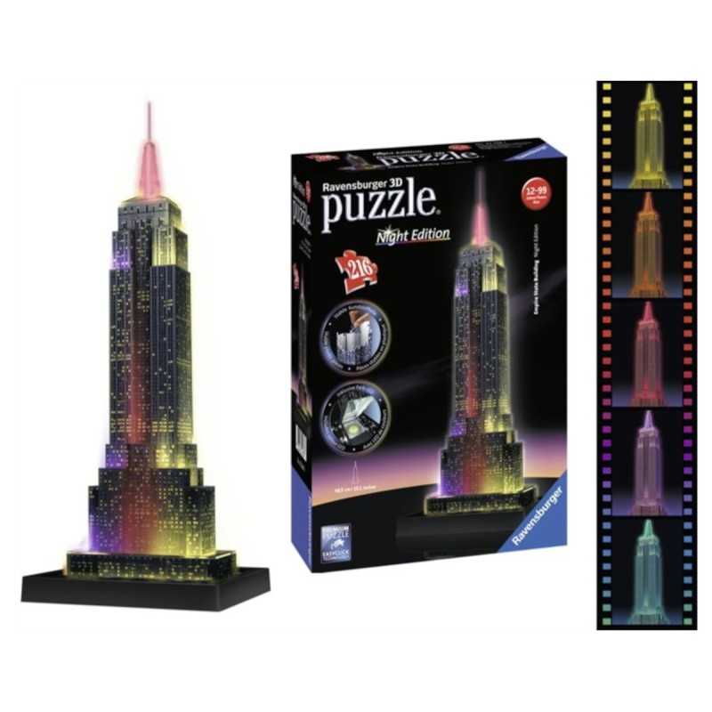 Ravensburger Puzzle 3D Empire State Buliding Night Edition