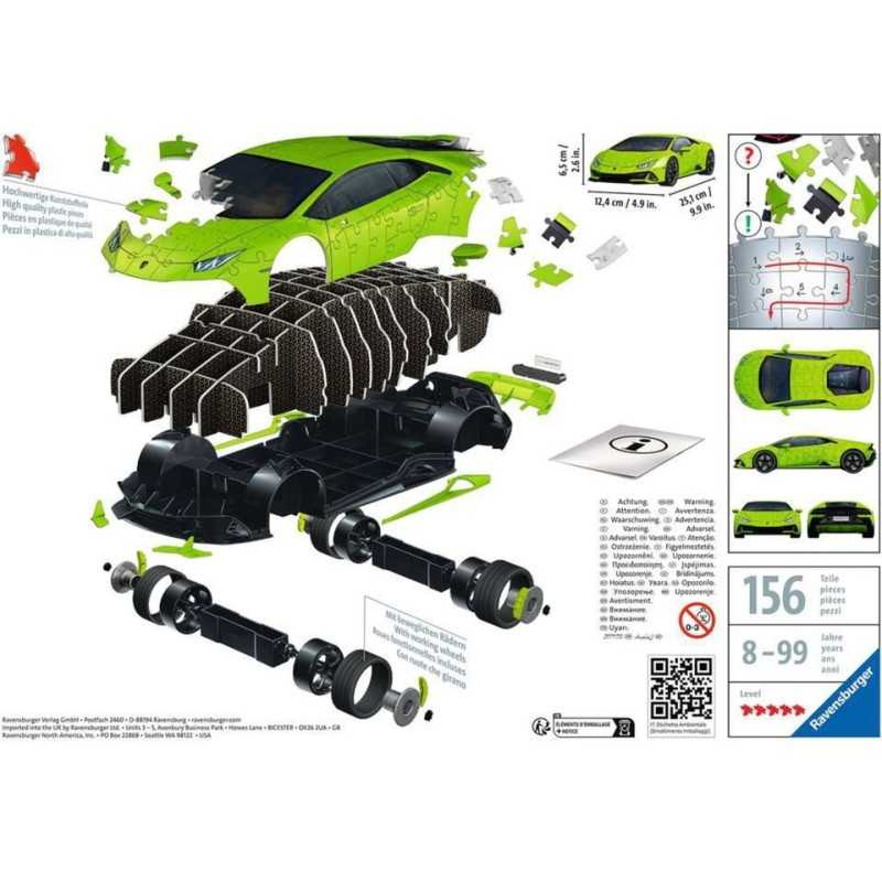 Lamborghini Lamborghini Huracán Evo Verde Puzzle 3D