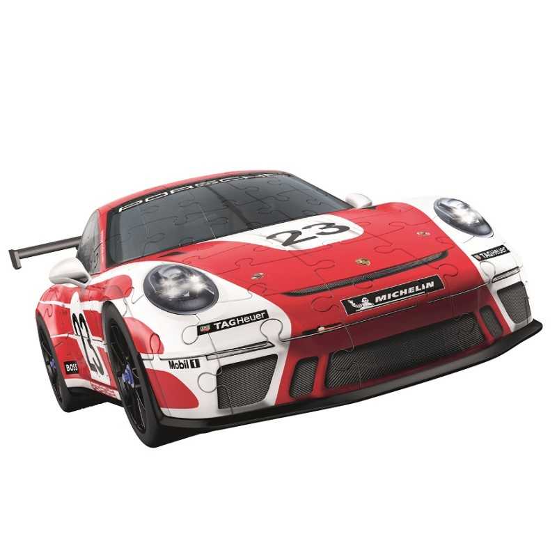 Ravensburger Puzzle 3D Vehiculo Porsche 911 GT3 Cup Salzburg Rojo
