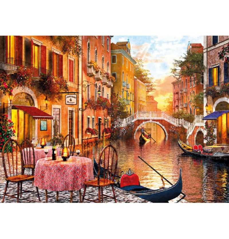 Clementoni Puzzle 1500 piezas Canales de Venecia - Italia