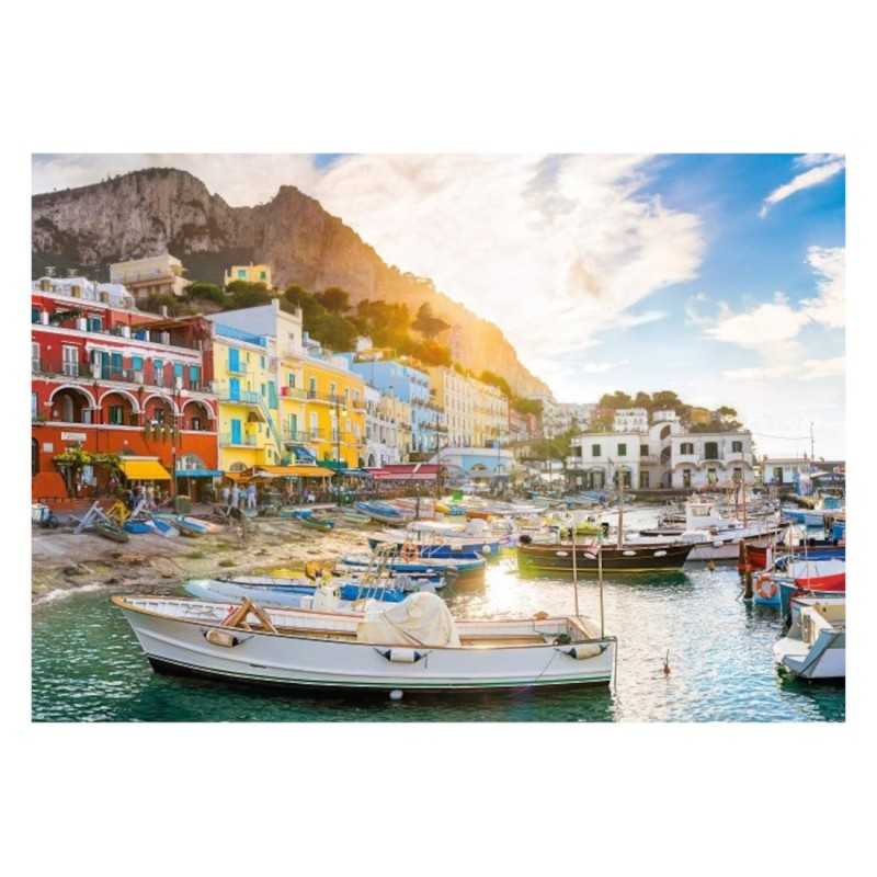 Clementoni Puzzle 1500 piezas Isla Capri bahía de Nápoles en Italia -