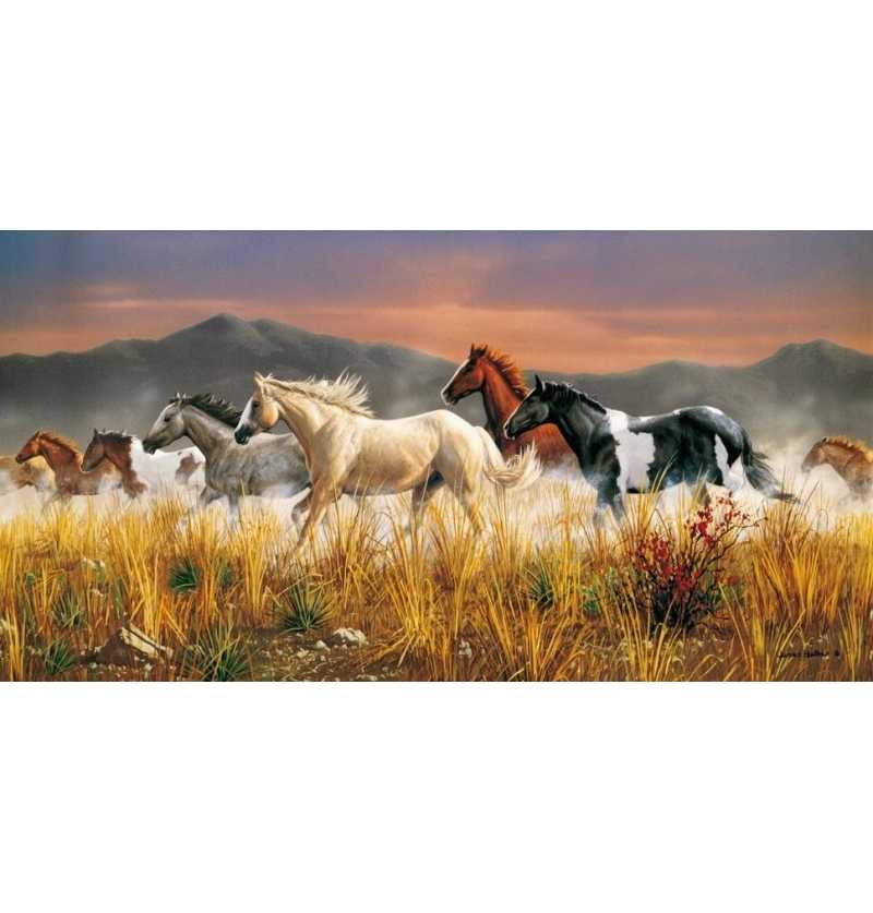Clementoni Puzzle 13200 Piezas Manada Caballos Salvajes