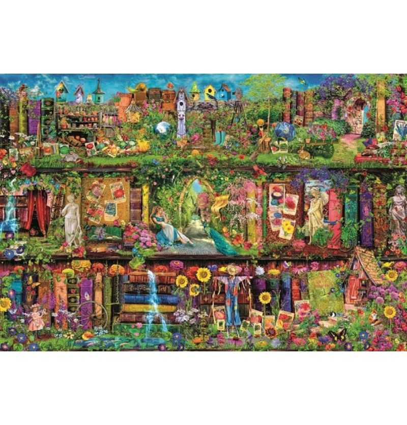 Clementoni Puzzle 2000 Piezas Jardín en Estantes -