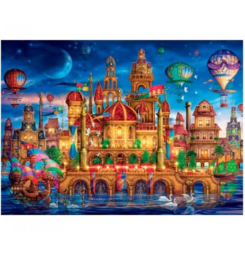 Clementoni Puzzle 6000 piezas Downtown - Centro de ciudad