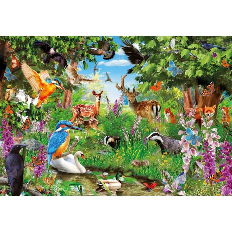 Clementoni Puzzle 2000 Piezas Bosque Fantástico -