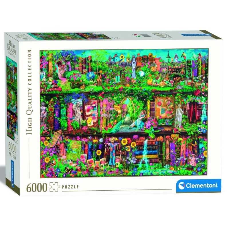 Clementoni Puzzle 6000 piezas Estantes de Jardines