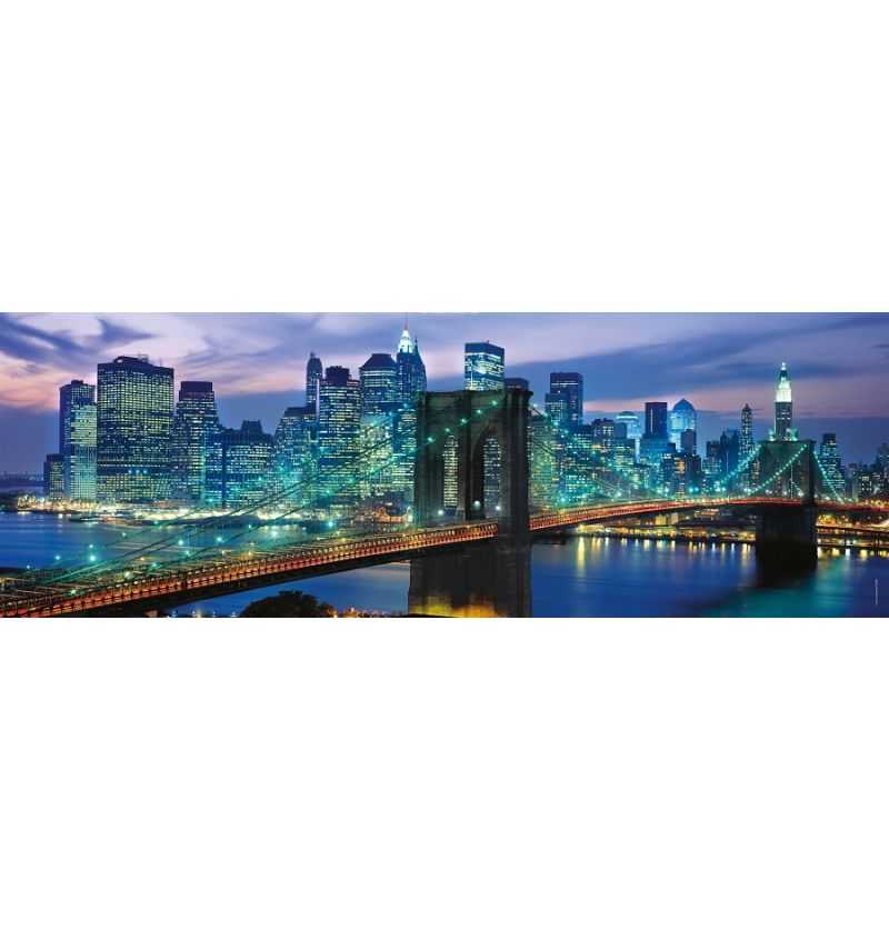 Clementoni Puzzle 1000 Piezas Puente Brooklyn Panorámico Nueva York