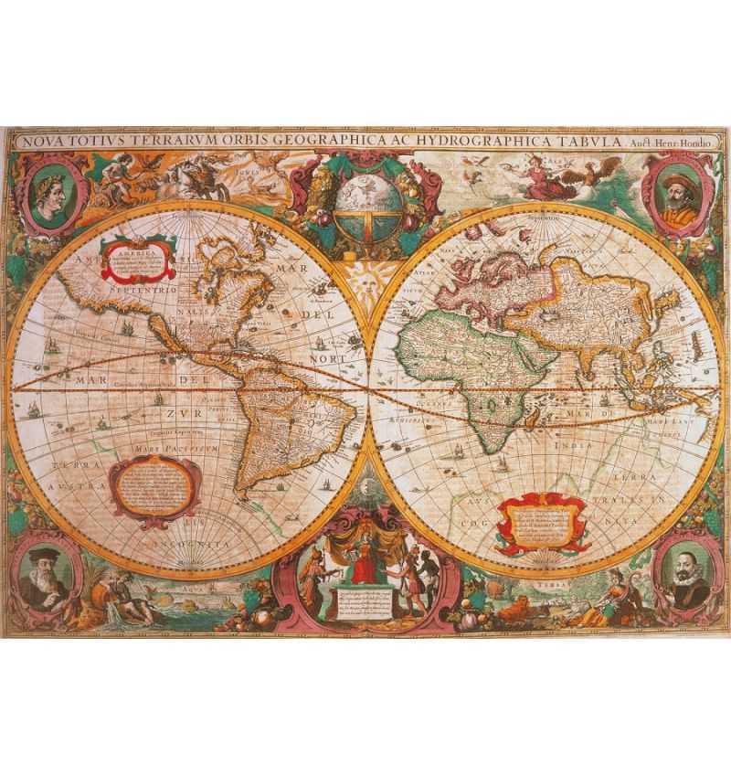 Clementoni Puzzle 1000 Piezas Mapa Antiguo -