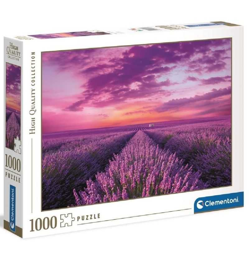 Clementoni Puzzle 1000 Piezas Campos de Lavanda