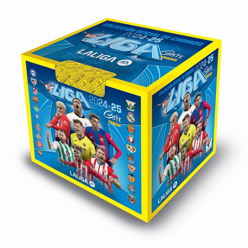 PANINI 1 caja con 50 sobres LIGA ESTE 2024 2025. 4ª edición Correos Market